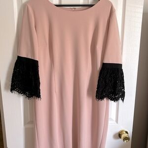 EUC NYC beautiful pink and lace Dress with stretch. Wore once